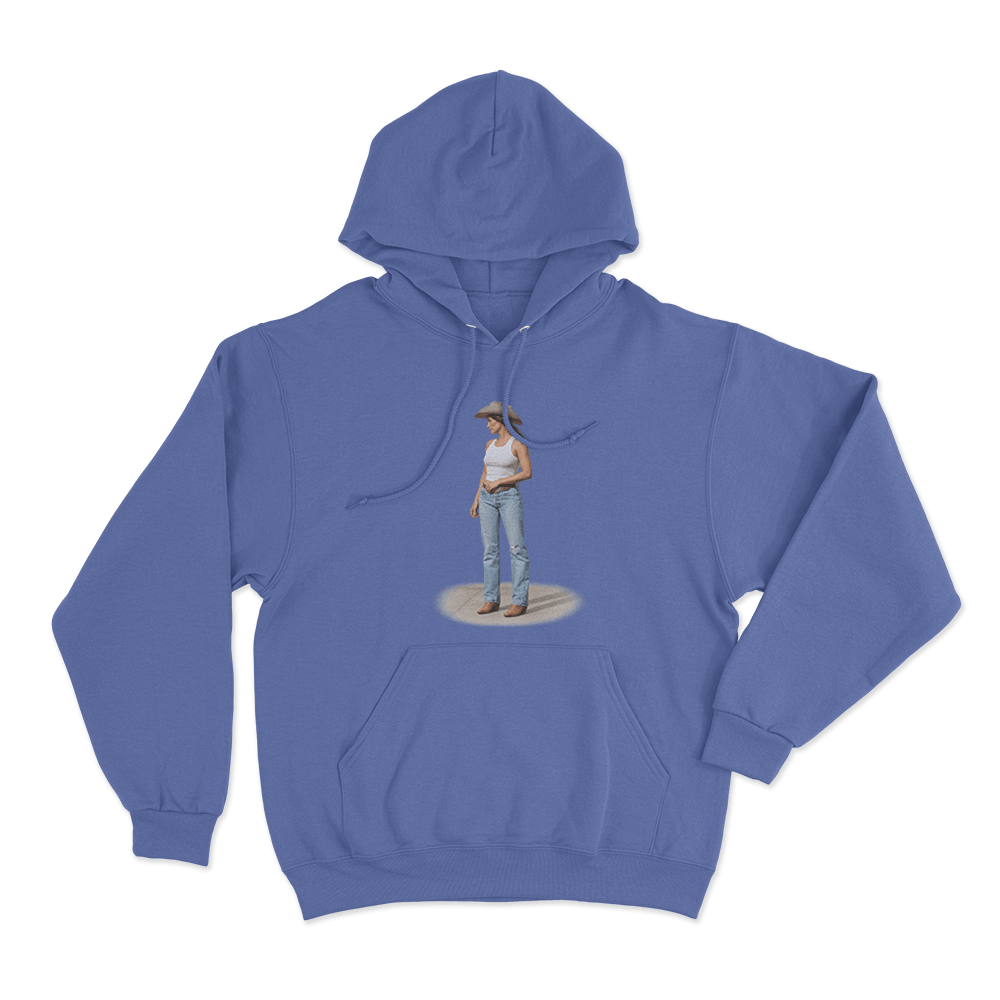 Middle Of Nowhere Photo Unisex Hoodie Blue Middle Of Nowhere Photo Unisex Hoodie Blue