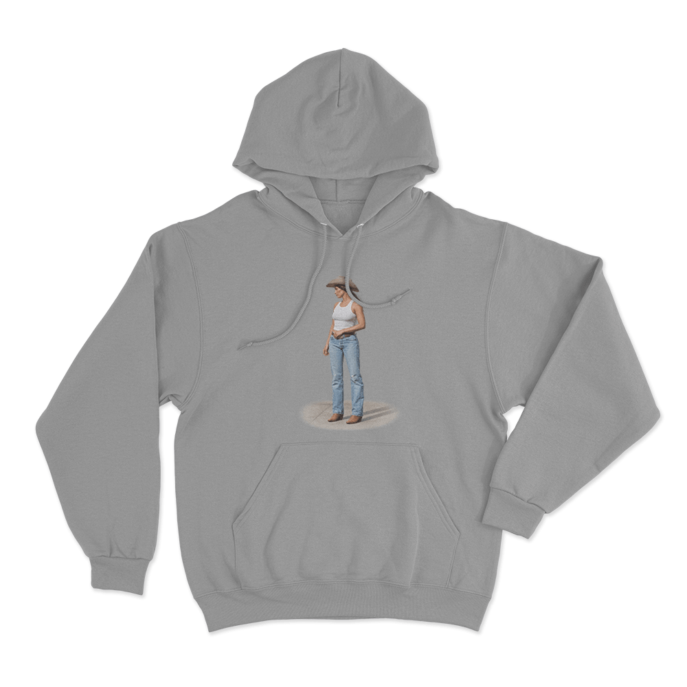 Middle Of Nowhere Photo Unisex Hoodie Grey Middle Of Nowhere Photo Unisex Hoodie Grey